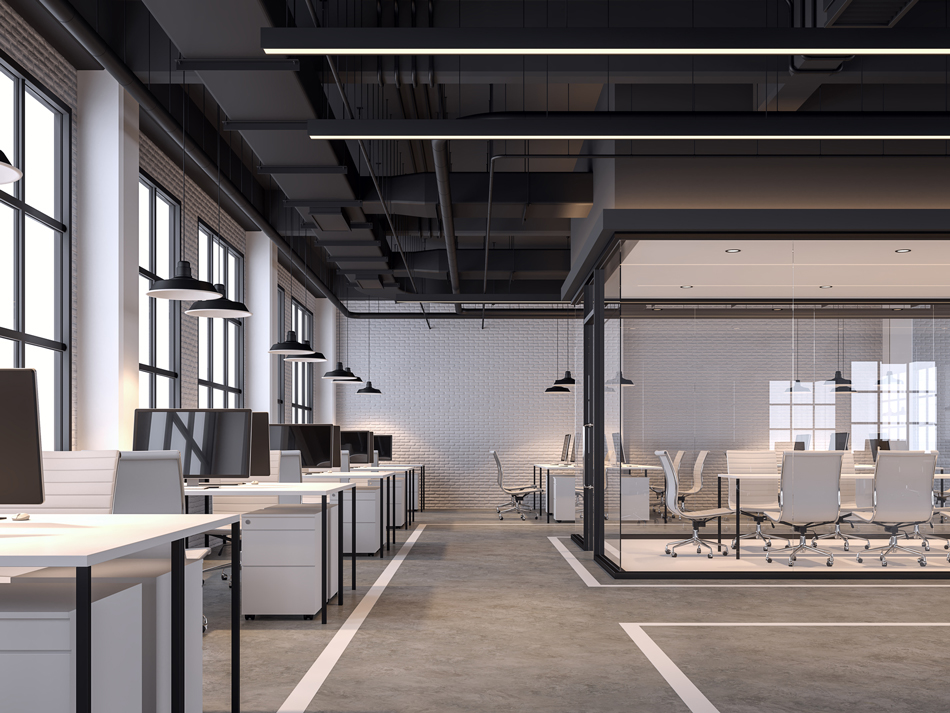 Modern office spaces